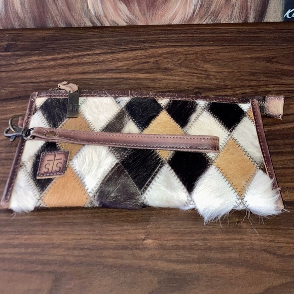 S+S Handbags - S+S clutch wallet | Cow print